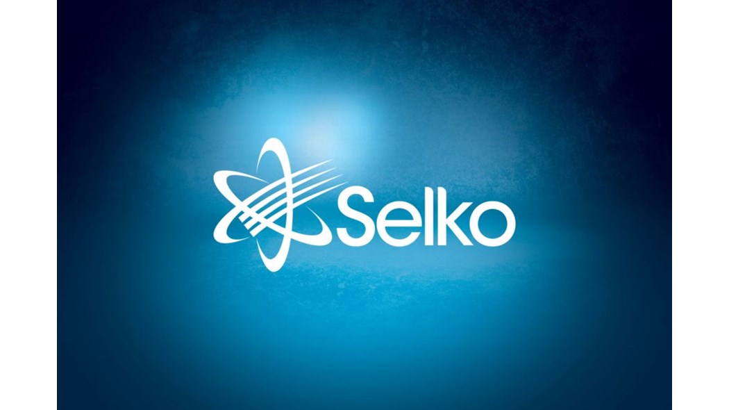 selko logo in blue background