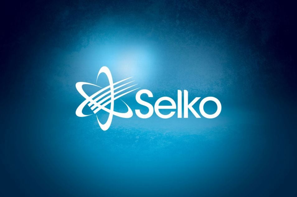 selko logo in blue background